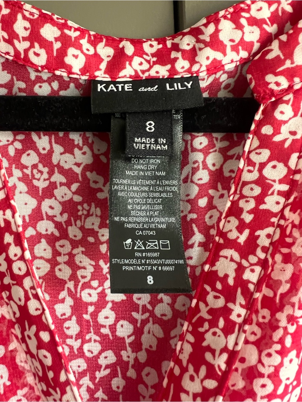 🌸3/$20🌸 Kate and Lily Pink Floral Tiered Midi Dress | Size 8 - Picture 2 of 7